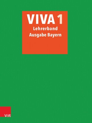 cover image of VIVA 1 Lehrerband--Ausgabe Bayern